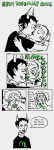 2024 comic fullres jaggy_lines kanaya_maryam kiss ohgodwhat radicaldude42 redrom rose_lalonde rosemary shipping starter_outfit text the_truth transparent vomit word_balloon