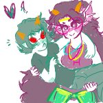  ? blush carrying dongoverload feferi_peixes heart limited_palette maritime_law redrom shipping terezi_pyrope 