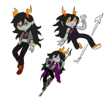 2019 body_modification crossover eridan_ampora fashion fullres princes_of_song solo weapon weenie-kun