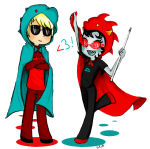  cane coolkids crystalice96 dave_strider dragon_cape heart redrom shipping terezi_pyrope 