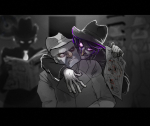  2014 ace_dick beetleneedle dd diamonds_droog fullres grayscale highlight_color humanized jack_noir midnight_crew pickle_inspector problem_sleuth problem_sleuth_(adventure) spades_slick team_sleuth text 