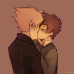 2013 back_angle blush dirk_strider fashion freckles fullres ikimaru jake_english kiss pumpkin_patch redrom shipping