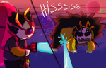  2017 alternia barefoot bathing dagmars folykl_darane fullres green_moon headphones hiveswap kuprum_maxlol palerom parasitism pink_moon shipping starter_outfit text 