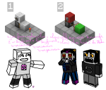 2025 blush crossover eridan_ampora fullres heart image_manipulation jaggy_lines karkat_vantas minecraft multishipping no_cape palerom redrom roxy_lalonde scoundrellyfeline shipping sickleback text transparent wwixards