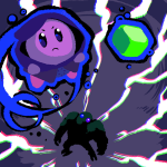  2024 crossover fullres godtier high_angle jaggy_lines kirby lord_english muse nintendo perfectly_generic_object silhouette szkraft220 void_aspect 