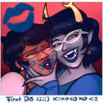  2024 aranea_serket blue_ladies body_modification dancestors fullres galaxicnerd heart jane_crocker kiss lipstick_stains redrom shipping starter_outfit text web 