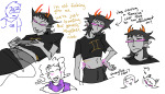 blind_sollux body_modification candy_timeline ga5tro gaming homestuck^2 john_egbert roxy_lalonde sollux_captor text