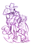 2014 arm_around_shoulder carrying eyepatch fanoffspring fullres hug karkat_vantas monochrome ms_paint noodle paint_it_black paintmom papa_slick redrom scars shipping sketch spades_slick stabdads starter_outfit