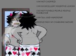  2025 body_hair chubstuck clubs diamond fullres heart karkat_vantas no_shirt reflection skyzahhak solo spade text undergarments 
