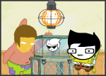  1s_th1s_you andrew_hussie animated broken_source crossover dirk_strider image_manipulation jake_english spongebob_squarepants the_truth 