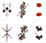 2012 bait_and_switchblade blood card dd dd&#039;s_spear dune_drifter exiles fullres hb hearts_boxcars jack_noir kickstarter kingkaiser monochrome official_merch scotty_dog scurrilous_straggler transparent wax_lips