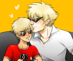  age_discrepancy bro dave_strider first_stridercest freckles gaming heart incest lokh red_record_tee redrom shipping starter_outfit stridercest 