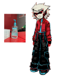  2023 calware casual fashion fullres heart humanized image_manipulation lil_hal robot solo 