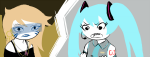  2012 au crossover fullres hatsune_miku image_manipulation inkyfrog jaggy_lines ke$ha ke$hastuck vocaloid 