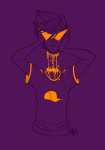  adriofthedead blood decapitation dirk_strider limited_palette solo 