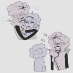  2025 art_dump back_angle blush crying fullres grayscale highlight_color lineart mom monochrome monster4lyfe reverse_hug rose_lalonde starter_outfit 