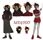  2025 aradia_megido blackoutbruh blush damara_megido dancestors dream_ghost fullres headshot megidos smoking sprite_mode starter_outfit text 