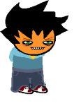  2017 basofy camp_camp casual crossover fashion fullres humanized image_manipulation jaggy_lines karkat_vantas solo sprite_mode this_is_stupid wut 