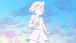  2020 animated clouds epilepsy_warning kid_symbol land_of_light_and_rain pusola rainbow rose_lalonde sky starter_outfit twitter 