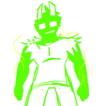  2017 dogtier fullres jade_harley lineart monochrome musclestuck rule63 solo steelcorridor 