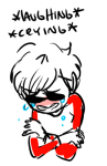  arms_crossed crying dave_strider deleted_source red_baseball_tee solo yt 