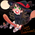  animalstuck codpiecequeen halloweenstuck hat jade_harley karkat_vantas pixel witch 