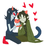  capitulum diabetes heart kneeling nepeta_leijon no_hat redrom scalemates scratch_and_sniff shipping terezi_pyrope 