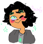 2017 basofy blush fullres headshot hiveswap jaggy_lines joey_claire solo starter_outfit text wonk