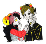  2011 2spooky aradia_megido blind_sollux crying fashion fullres no_glasses shipping sollux_captor ximerika 