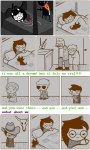  2013 arm_around_shoulder beat-bro bec_noir becquerel bed casual comic crossover dave_strider dogtier eridan_ampora fashion fire fullres godtier grandpa harlequin_uniform hat humanized impalement instrument jack_noir jade_harley jaggy_lines john_egbert lying nanna parody quest_bed rose_lalonde scars sitting size_difference skulls sleeping sovereign_slayer space_aspect spade sprite_mode starter_outfit sword text the_wizard_of_oz violin weapon western witch 