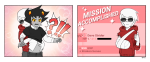 ! 2026 ? blush bondage casual comic dave_strider fashion fullres heart karkat_vantas r_ch07 red_knight_district redrom reverse_hug shipping stars sweat text thumbs_up word_balloon