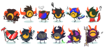  2015 action_claws alternians aradia_megido cat_hat crossover dragon_cane equius_zahhak eridan_ampora feferi_peixes fiduspawn fluorite_octet fullres gamzee_makara impliedlizard kanaya_maryam karkat_vantas music_note nepeta_leijon patapon psidon&#039;s_entente sollux_captor sopor_slime sweat tavros_nitram terezi_pyrope vriska_serket weapon word_balloon 