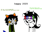 ! 2025 dogtier fullres glasses_added jade_harley jaggy_lines nepeta_leijon no_hat olive_garden redrom shipping starter_outfit sweat text yaoisquidbob