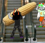  2023 back_angle casual davepetasprite^2 food fullres gamzee_makara image_manipulation jaggy_lines meme meraki-sunset sprite starter_outfit time_aspect trollified 
