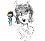  2026 aranea_serket dancestors dream_ghost fanatic-panic fullres grayscale headshot monochrome solo walksprite winter_dress 