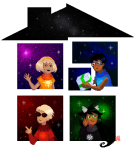  2016 beta_kids breath_aspect dave_strider dogtier fullres godtier heir jade_harley john_egbert knight light_aspect pixel rose_lalonde sburb_logo seer space_aspect stars time_aspect transparent veri witch 