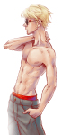 dave_strider musclestuck no_shirt solo syblatortue 