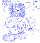  2024 art_dump bq cd clubs clubs_deuce dd diamond diamonds_droog fullres hb headshot heart hearts_boxcars humanized jack_noir jaggy_lines lineart midnight_crew monochrome no_hat scars snowman spade spades_slick szkraft220 
