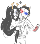  blackrom blush carrying deleted_source double_trouble gummypeen limited_palette lipstick_stains request shipping sollux_captor spade vriska_serket 