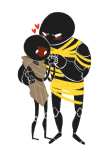 2015 agpicklefeet aimless_renegade ar blush fullres heart holding_hands lawful_democracy redrom shipping wayward_vagabond wv