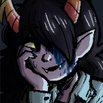  2020 blood fullres headshot ih0peso jaggy_lines pixel solo sweat vriska_serket 