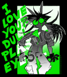  2026 candy_timeline dogtier franeensies fullres green_army_suit homestuck:_beyond_canon jade_harley lyricstuck solo text 