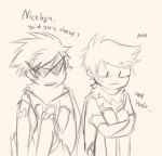 2013 crying dirk_strider fullres godtier heart_aspect hope_aspect ikimaru jake_english monochrome page prince sitting sketch text