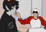  crossover dave_strider karkat_vantas mcbunadict meme ned&#039;s_declassified_school_survival_guide red_knight_district shipping 