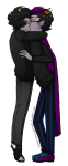  2011 bana blush eridan_ampora fullres hug karkat_vantas kiss profile redrom shipping sickleback starter_outfit 