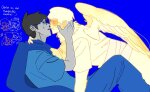  2025 beloz_hs blush breath_aspect davesprite fullres godtier heir john_egbert near_kiss redrom shipping sprite sweat text thunderbirds 