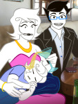  2024 alcohol breathalyzer candy_timeline cocktail_glass fashion formal fullres harry_anderson_egbert homestuck:_beyond_canon image_manipulation jaggy_lines john_egbert meme meraki-sunset roxy_lalonde 