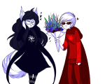  dave_strider demented-sheep dogtail dogtier flowers godtier heart jade_harley knight redrom shipping spacetime witch 