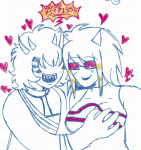  2024 blush dancestors fullres heart highlight_color latula_pyrope lineart mituna_captor monochrome no_hat radrom redrom shipping skyzahhak starter_outfit text word_balloon 