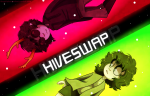  2017 aninnocentdemon dammek fullres hiveswap joey_claire stars starter_outfit text upside_down 